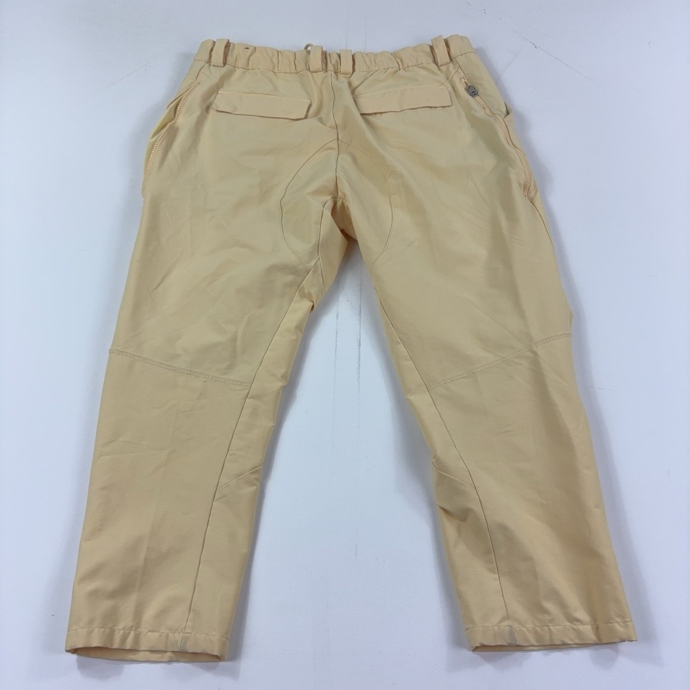 Nike Golf Flex Novelty Pants Men's 38 Cream Dri-FIT Tapered AV4123-294